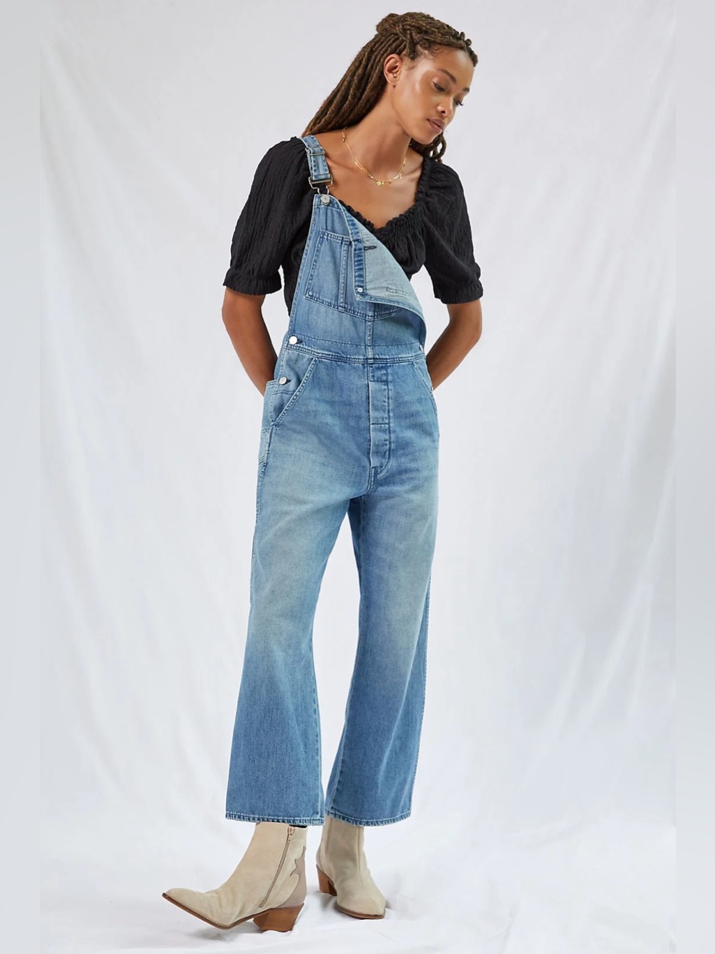 Amo Denim - Ally Overall (Medium Indigo)